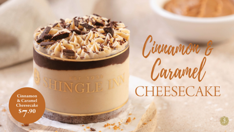 NEW Cinnamon & Caramel Cheesecake