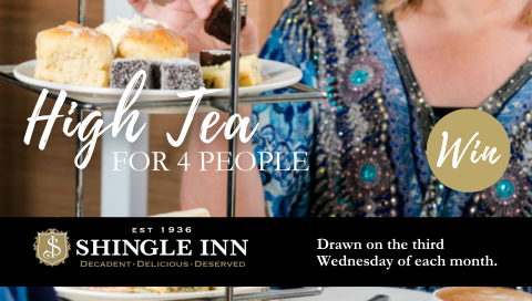 Win High Tea for 4 at Shingle Inn Gladstone